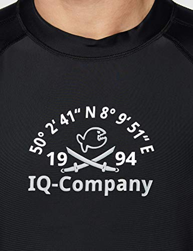 iQ-Company Loose Fit Camiseta, Hombre, Negro, XXXL