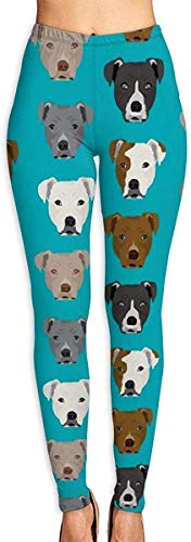 Irener Leggings de Entrenamiento Deportivo con pantalón de Yoga Pitbull Pattern High Waist Tummy Control Womens Yoga Workout Pantsn Irener Leggings de Entrenamiento Deportivo con pantalón de Yoga Pitbull Pattern High Waist Tummy Control Womens Yoga Workout Pantsn