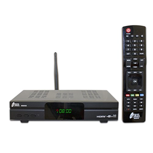 IRIS 9800 HD - Receptor de TV por satélite (Full HD, WiFi) color negro IRIS 9800 HD - Receptor de TV por satélite (Full HD, WiFi) color negro