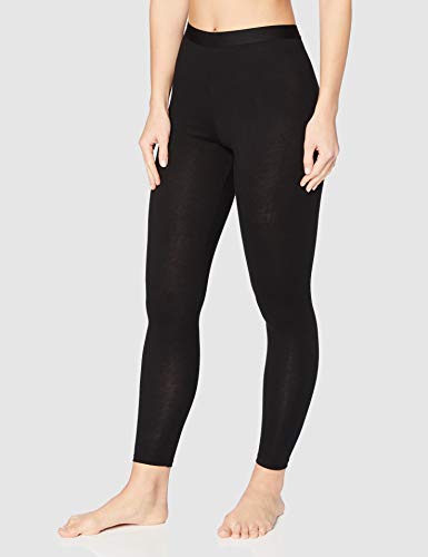 Iris & Lilly Camiseta Térmica Extra Cálida de Manga Larga Mujer, Pack de 2, Negro (Black), S, Label: S Iris & Lilly Camiseta Térmica Extra Cálida de Manga Larga Mujer, Pack de 2, Negro (Black), S, Label: S