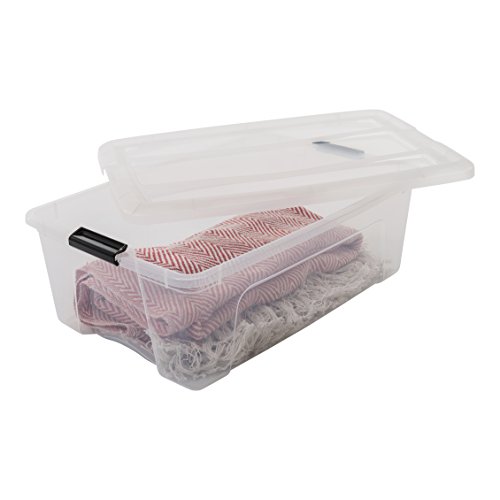 Iris Ohyama New Top Box NTB-30 - lote de 3 cajas apilables de almacenamiento, Transparente, 30 L Iris Ohyama New Top Box NTB-30 - lote de 3 cajas apilables de almacenamiento, Transparente, 30 L