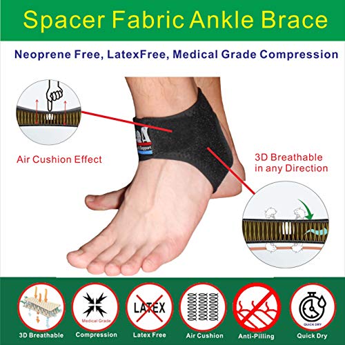 IRUFA, AN-OS-11, 3D transpirable tejido elástico patentado ajustable atlética Achillies Tendon tobillo envoltorio, fascitis plantar, alivio del dolor para esguinces, esguinces IRUFA, AN-OS-11, 3D transpirable tejido elástico patentado ajustable atlética Achillies Tendon tobillo envoltorio, fascitis plantar, alivio del dolor para esguinces, esguinces