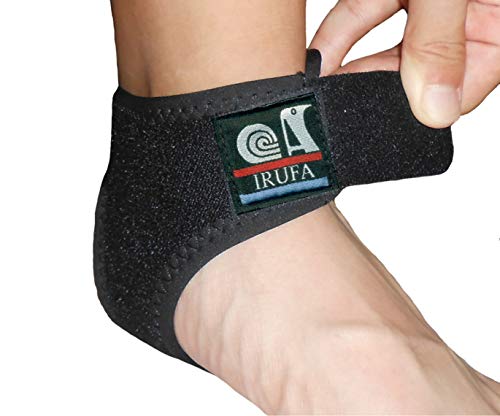 IRUFA, AN-OS-11, 3D transpirable tejido elástico patentado ajustable atlética Achillies Tendon tobillo envoltorio, fascitis plantar, alivio del dolor para esguinces, esguinces