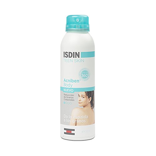 ISDIN Teen Skin Acniben Body Spray Corporal De Secado Rápido - Reducción de Granos Corporales - 150 ml.