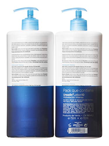 Isdin Ureadin Lotion 10, Loción Hidratación Intensa - Pack Duplo, 2X750 Ml