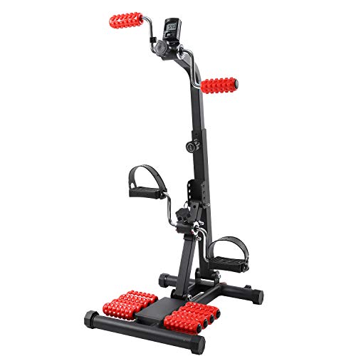 ISE Mini Pedales Estaticos Bicicleta Eléctrica,Bicicleta de Ejercicio para Entrenamiento de Piernas y Brazos para Hogar/Oficina ISE Mini Pedales Estaticos Bicicleta Eléctrica,Bicicleta de Ejercicio para Entrenamiento de Piernas y Brazos para Hogar/Oficina