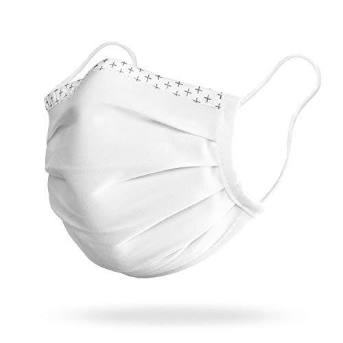 Isko Vital Supreme Protezione Viso - Mascherina Facciale Lavabile in Cotone Biologico con Ferretto Naso - Per Bambini - 3 Mascherine Confezionate Singolarmente, Taglia S, Colore Bianco Isko Vital Supreme Protezione Viso - Mascherina Facciale Lavabile in Cotone Biologico con Ferretto Naso - Per Bambini - 3 Mascherine Confezionate Singolarmente, Taglia S, Colore Bianco
