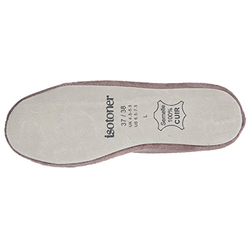 Isotoner – Zapatillas de bailarina Isotoner ref_iso34217-multicolor, gris, 35/36 EU