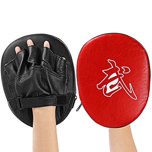 Isuper 1pcs Punch Mitts Suitable for Boxing, MMA, Thai Boxing, Kickboxing, Boxercise, Karate, Taekwondo, Krav Maga, Wing Chun Other Martial Arts