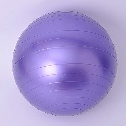 Isuper Pelota de Ejercicio de Yoga Ejercicio de Equilibrio Formación Clase de Yoga Gym Bola de la Base Gymball PVC 45cm / 17.7inch púrpura