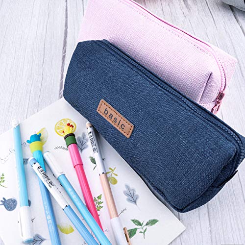 iSuperb Estuche Escolar Pequeña Bolsa para Lapices Estudiante Plumier Colegio Color Sólido 19,8 X 8 X 5cm