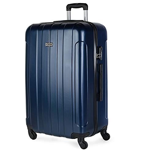 ITACA - Maleta de Viaje Grande XL rígida 4 Ruedas Trolley 73 cm de abs Lisa. cómoda y Ligera. Calidad diseño Gran Capacidad. Estilo y Marca. 771170, Color Marino ITACA - Maleta de Viaje Grande XL rígida 4 Ruedas Trolley 73 cm de abs Lisa. cómoda y Ligera. Calidad diseño Gran Capacidad. Estilo y Marca. 771170, Color Marino