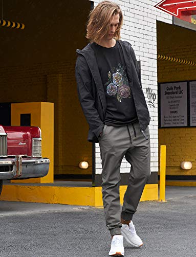 ITALY MORN Joggers Hombre Panatalones para Chicos Deportes Slim Fit XL Gris Oscuro ITALY MORN Joggers Hombre Panatalones para Chicos Deportes Slim Fit XL Gris Oscuro