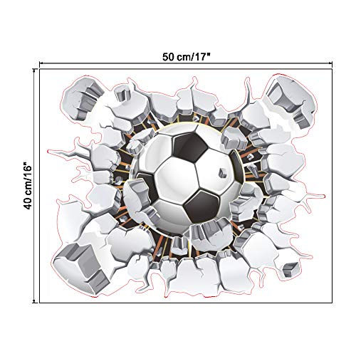 iTemer 1 set pegatinas pared decorativas Stickers Vinilos decorativos pared dormitorio 3D decoracion pared Elegante y hermoso Fútbol Negro 40cm * 50cm iTemer 1 set pegatinas pared decorativas Stickers Vinilos decorativos pared dormitorio 3D decoracion pared Elegante y hermoso Fútbol Negro 40cm * 50cm