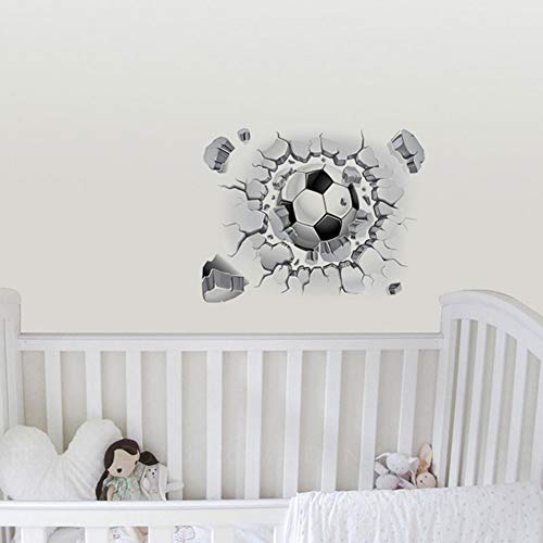 iTemer 1 set pegatinas pared decorativas Stickers Vinilos decorativos pared dormitorio 3D decoracion pared Elegante y hermoso Fútbol Negro 40cm * 50cm iTemer 1 set pegatinas pared decorativas Stickers Vinilos decorativos pared dormitorio 3D decoracion pared Elegante y hermoso Fútbol Negro 40cm * 50cm
