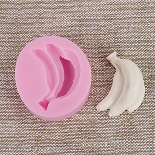 iTemer Moldes para Bizcochos Jabones Chocolate Reposteria Pastel Hornear Tartas Plátanos 3D Rosa Fondant Silicona 1 pieza iTemer Moldes para Bizcochos Jabones Chocolate Reposteria Pastel Hornear Tartas Plátanos 3D Rosa Fondant Silicona 1 pieza