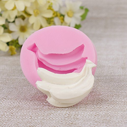 iTemer Moldes para Bizcochos Jabones Chocolate Reposteria Pastel Hornear Tartas Plátanos 3D Rosa Fondant Silicona 1 pieza iTemer Moldes para Bizcochos Jabones Chocolate Reposteria Pastel Hornear Tartas Plátanos 3D Rosa Fondant Silicona 1 pieza