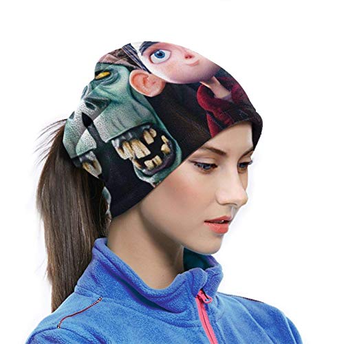 IUBBKI Halloween Pa-Ra-Norman Calentador de cuello Bandana Balaclava Cubierta facial/bufanda sin costuras IUBBKI Halloween Pa-Ra-Norman Calentador de cuello Bandana Balaclava Cubierta facial/bufanda sin costuras