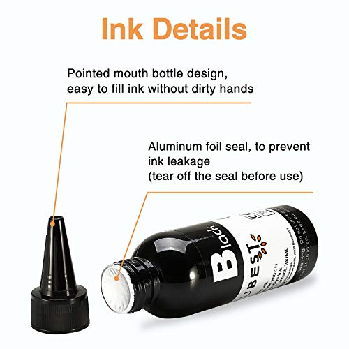 IUBEST Kit de Recarga Tinta 100 ml Cada Botella para HP Impresoras Cartuchos de Tinta Recargables y Sistemas CISS (1 Negro, 1 Foto Negro, 1 Cian, 1 Magenta, 1 Amarillo) IUBEST Kit de Recarga Tinta 100 ml Cada Botella para HP Impresoras Cartuchos de Tinta Recargables y Sistemas CISS (1 Negro, 1 Foto Negro, 1 Cian, 1 Magenta, 1 Amarillo)
