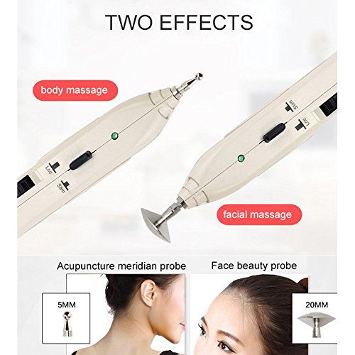 iVolconn alivio del dolor eléctrico pluma de acupuntura Terapia nervio dispositivo y masajeador de puntos de acupuntura estimulador del detector portátil iVolconn alivio del dolor eléctrico pluma de acupuntura Terapia nervio dispositivo y masajeador de puntos de acupuntura estimulador del detector portátil
