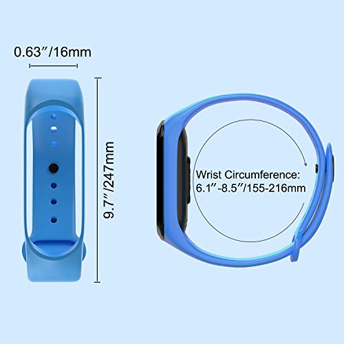 ivoler Correas para Xiaomi Mi Band 4 / Mi Band 3, [20 Piezas] Pulsera de Correas de Repuesto para Xiaomi Mi Band 4/3 Correa de Repuesto Suave, Transpirable, Resistente al Sudor - 20 Colores