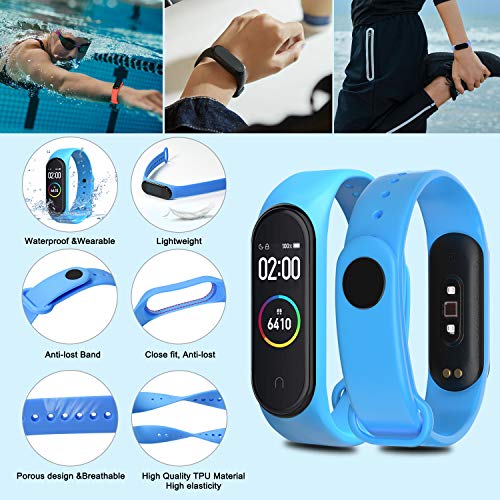 ivoler Correas para Xiaomi Mi Band 4 / Mi Band 3, [20 Piezas] Pulsera de Correas de Repuesto para Xiaomi Mi Band 4/3 Correa de Repuesto Suave, Transpirable, Resistente al Sudor - 20 Colores