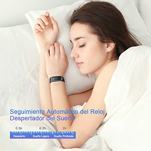 iWalker Smart Pulsera Fitness Tracker, Pulsera Actividad de Frecuencia Cardíaca, Impermeable IP68, Podómetro Deportiva Reloj para Xiaomi, Huawei, iPhone y Android iWalker Smart Pulsera Fitness Tracker, Pulsera Actividad de Frecuencia Cardíaca, Impermeable IP68, Podómetro Deportiva Reloj para Xiaomi, Huawei, iPhone y Android