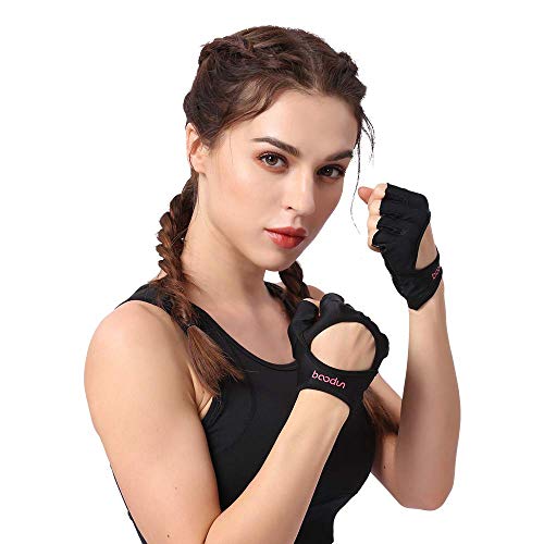 iwish Womems - Guantes de entrenamiento para gimnasio (S/M, negro) iwish Womems - Guantes de entrenamiento para gimnasio (S/M, negro)
