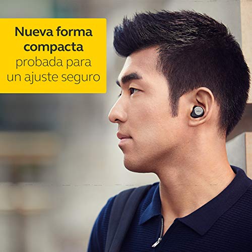 Jabra Elite 75t - Auriculares Bluetooth con Cancelación Activa de Ruido y batería de larga duración, Llamadas y música verdaderamente inalámbricas - Negro Titanio