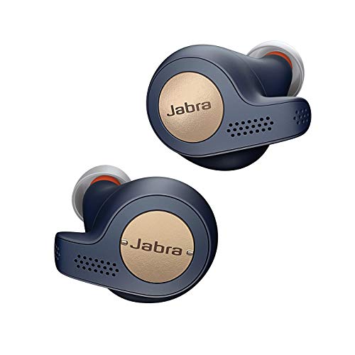 Jabra Elite Active 65t – Auriculares Deportivos Bluetooth con Cancelación Pasiva de Ruido y Sensor de Movimiento, Auténticas Llamadas Inalámbricas y Música, Azul Cobre