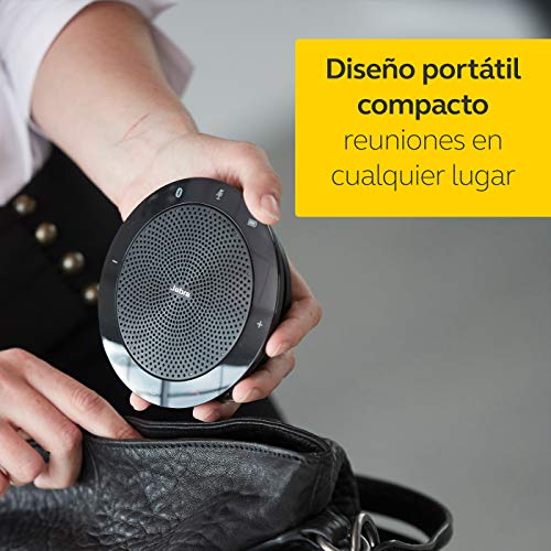 Jabra Speak 510 - Altavoz portátil para conferencias con USB y Bluetooth, compatible con PC, Smartphones y Tabletas Jabra Speak 510 - Altavoz portátil para conferencias con USB y Bluetooth, compatible con PC, Smartphones y Tabletas