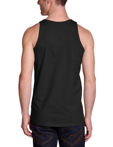 Jack & Jones Basic Tank Top - Camiseta de tirantes con cuello redondo sin mangas para hombre, Negro (Black C-N10), Medium