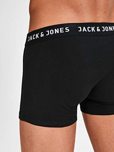 JACK & JONES JACHUEY TRUNKS 5 PACK NOOS Bóxer, Negro (Black Detail), XX-Large (Pack de 5) para Hombre