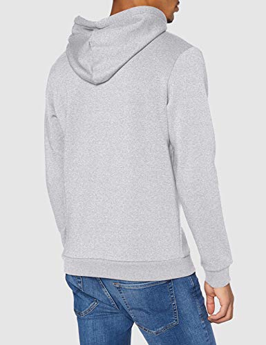 Jack & Jones JCODEFENDER Sweat Hood FST Sudadera con Capucha, Gris Claro Mezclado New Light Grey Melange, M para Hombre