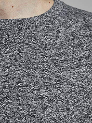 Jack & Jones Jjebasic Knit Crew Neck Noos suéter, Azul (Navy Blazer Detail: Twisted with Jet Stream), Small para Hombre