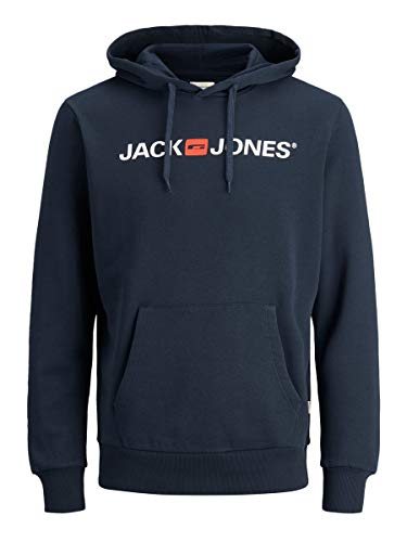 Jack & Jones Jjecorp Logo Sweat Hood Noos Capucha, Azul (Navy Blazer Detail: Reg Fit), XX-Large para Hombre