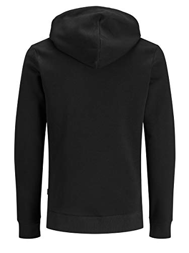 Jack & Jones Jjecorp Logo Sweat Hood Noos Capucha, Negro (Blackschwarz), Small para Hombre