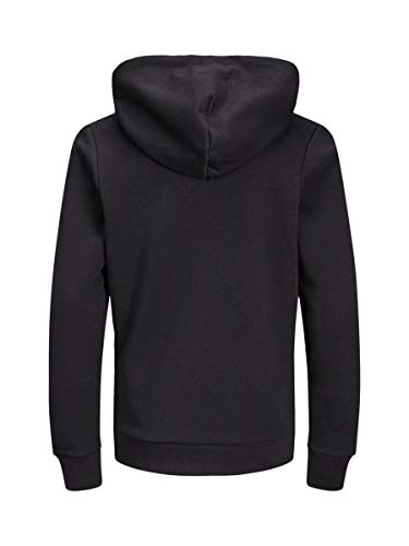 Jack & Jones Jjecorp Logo Sweat Hood Ss19 Noos Jr Sudadera con Capucha, Black 4, 140 cm para Niños