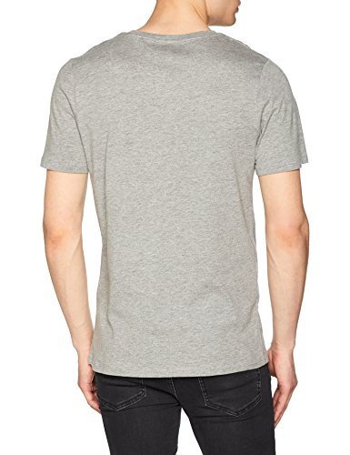 Jack & Jones Jjecorp Logo tee SS Crew Neck Noos Camiseta, Gris (Light Grey Melange Detail: Slim Fit - Melange), Small para Hombre