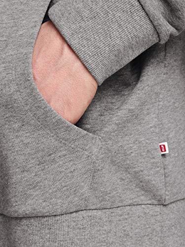 Jack & Jones Jjeholmen Sweat Zip Hood Noos Sudadera, Gris (Light Grey Melange), X-Large para Hombre