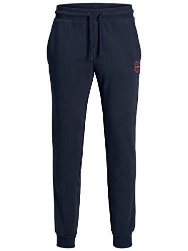 Jack & Jones Jjigordon Jjshark Sweat Pants Viy Noos Pantalones de Deporte, Azul (Navy Blazer Navy Blazer), W (Tamaño del Fabricante: M) para Hombre