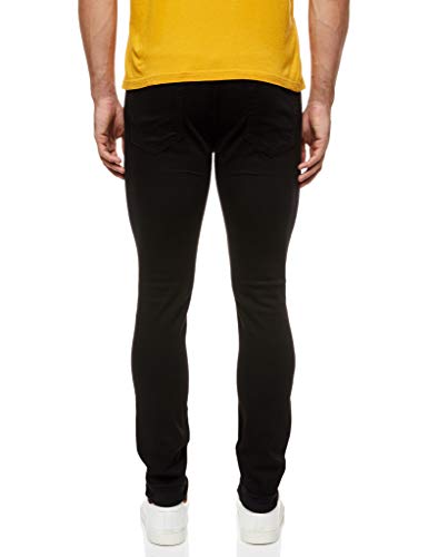 Jack & Jones Jjiliam Jjoriginal Am 816 Noos Vaqueros Skinny, Negro (Black Denim Black Denim), 32W / 32L para Hombre