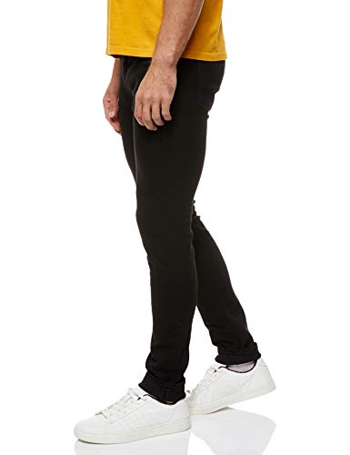 Jack & Jones Jjiliam Jjoriginal Am 816 Noos Vaqueros Skinny, Negro (Black Denim Black Denim), 32W / 32L para Hombre