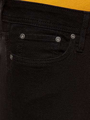 Jack & Jones Jjiliam Jjoriginal Am 816 Noos Vaqueros Skinny, Negro (Black Denim Black Denim), 32W / 32L para Hombre