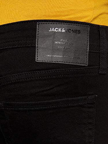 Jack & Jones Jjiliam Jjoriginal Am 816 Noos Vaqueros Skinny, Negro (Black Denim Black Denim), 32W / 32L para Hombre Jack & Jones Jjiliam Jjoriginal Am 816 Noos Vaqueros Skinny, Negro (Black Denim Black Denim), 32W / 32L para Hombre