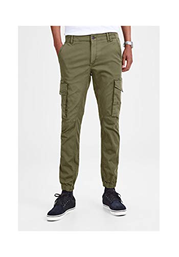 Jack & Jones Jjipaul Jjflake AKM 542 Noos Pantalones, Verde (Olive Night Olive Night), W31/L30 (Talla del Fabricante: 31) para Hombre