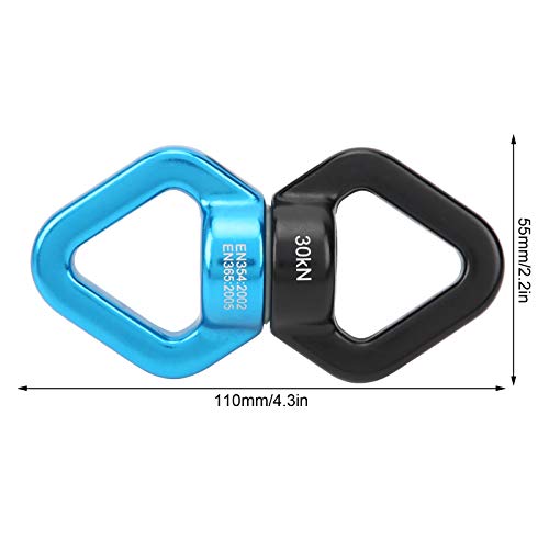 Jacksing Dispositivo de rotación, rotador de Columpio, Seguridad para Columpio de Yoga(Dark Blue) Jacksing Dispositivo de rotación, rotador de Columpio, Seguridad para Columpio de Yoga(Dark Blue)