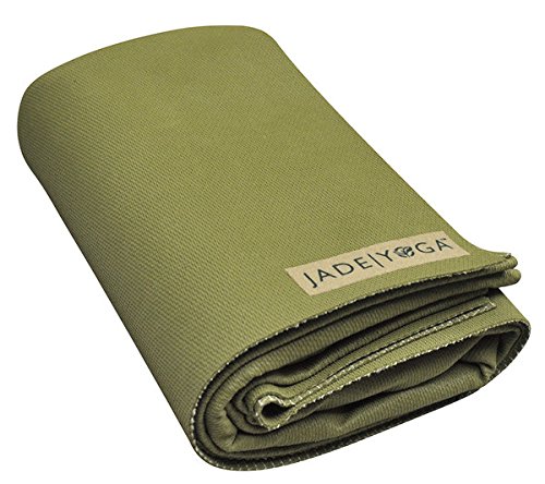 Jade Voyager esterilla de yoga de viaje de 16 mm de espesor 61 x 173 cm, verde oliva Jade Voyager esterilla de yoga de viaje de 16 mm de espesor 61 x 173 cm, verde oliva