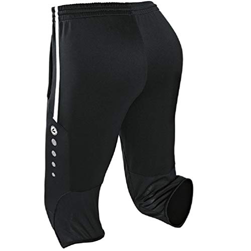 JAKO Hose 3/4 Trainingsshorts Active - Pantalones Pirata de Fitness para niƱa, Color Negro/Blanco, Talla 12 aƱos (152 cm) JAKO Hose 3/4 Trainingsshorts Active - Pantalones Pirata de Fitness para niƱa, Color Negro/Blanco, Talla 12 aƱos (152 cm)