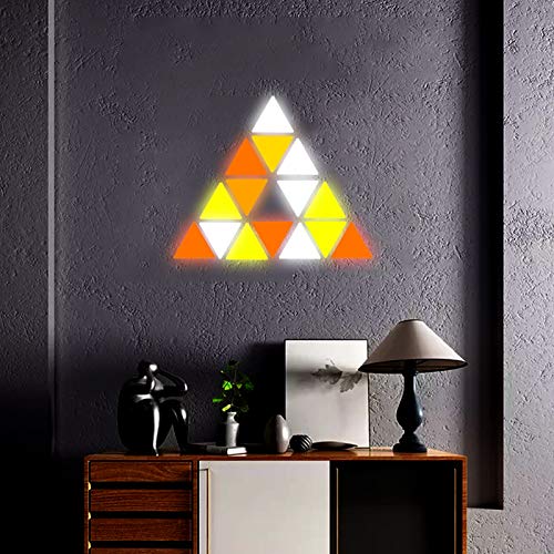 JAKROO Colores Aplicación Controlada por Voz Paneles de Luz, Luz LED de Empalme Inteligente, para Decoración de Fiesta JAKROO Colores Aplicación Controlada por Voz Paneles de Luz, Luz LED de Empalme Inteligente, para Decoración de Fiesta